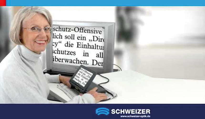 Bildschirmlesegerät für Senioren