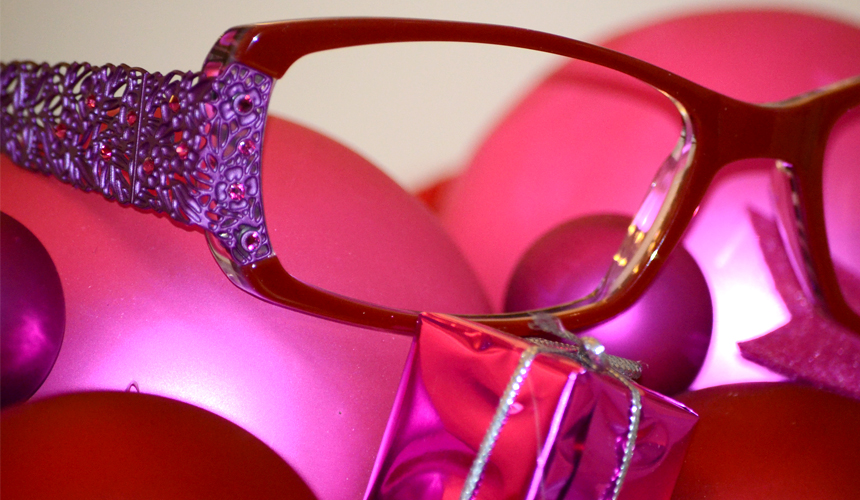 Korrekturbrille pink