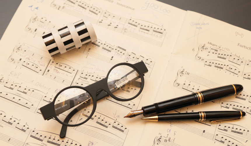 Musizierbrille Noten lesen